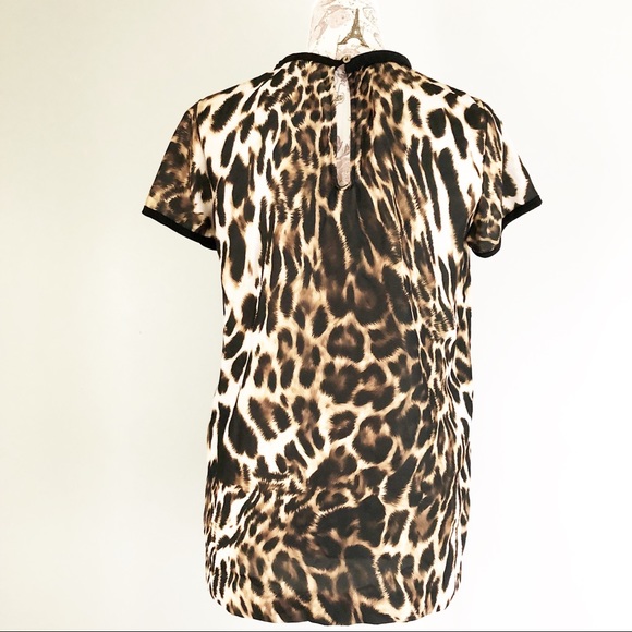 Mango Leopard Print Blouse - Picture 4 of 8